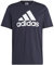 adidas Men's Essentials Single Jersey Big Logo Tee, Legend Ink / White, M