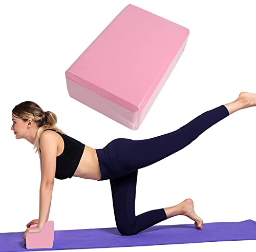 Eayoly Mattone Yoga - Blocco per Esercizi Antiscivolo Morbido e di Supporto per Fitness Generale, Pilates, Stretching e Tonificazione
