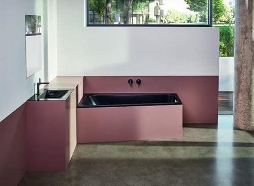 Bañera de esquina BetteSpace S, 170x75cm, 1140, 1 respaldo inclinado, blanco, instalación para mano derecha, 1140-000Plus, Color: blanco brillante
