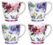 Waterside- Set of 4 Floral Jumbo Cups