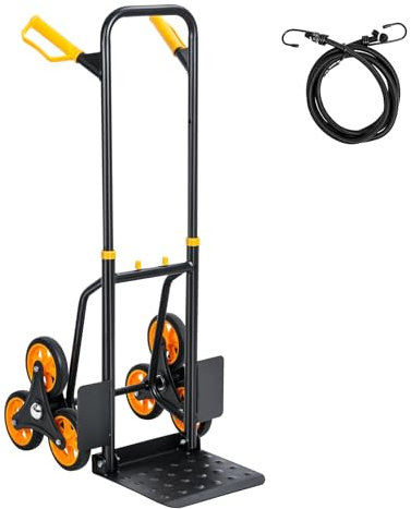 balurukt Stair Dolly, Multi Function Three Wheeled Sack Truck, Stair Climbing Cart, Heavy Duty Sack Truck, Sack Barrow Hand Truck Trolley, Stair Climbing Trolley Stair Climber, Dolly Cart 1 Set