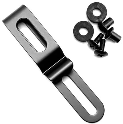 Fodero in acciaio inossidabile K Guaina Clip in vita Piccoli Foderi Fare Accessori Morsetti per cintura Posteriore Sistemi di trasporto Parti di utensili Clip Fondine in acciaio inossidabile