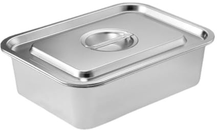 Bandeja de horno de acero con tapa tipo frasco y sin distorsionar con tapa resistente