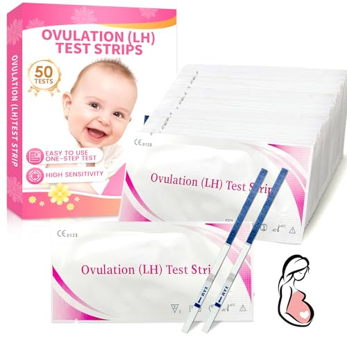 50 Test Strisce Di Ovulazione, Fertility Monitor Test Strips, Prevedere I Giorni Più Fertili, Aumenta Le Tue Probabilità Di Rimanere Incinta, Risultato Rapido