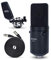 Movo VSM-5 XLR-Studioid-Kondensatormikrofon mit Schockhalterung, Pop-Filter und XLR-Kabel – ideales Mikrofon für Gesang, Podcasting, Streaming, Rundfunk, ASMR und mehr
