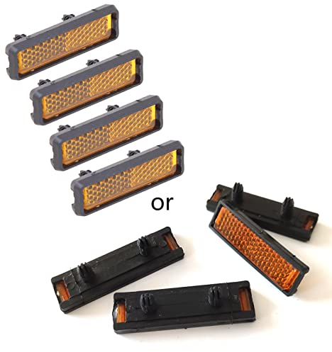 WOEIFGV 4 Stück/Set Pedalreflektoren, Nachtfahrrad, reflektierendes Fahrradzubehör