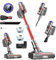 Avamia Cordless Vacuum Cleaner, Max 55Mins Runtime, LED Display, Anti-Tangle Brush, 3 Modes Lightweight Stick Vacuums for Hardwood Floor Carpet Car Pet Hair