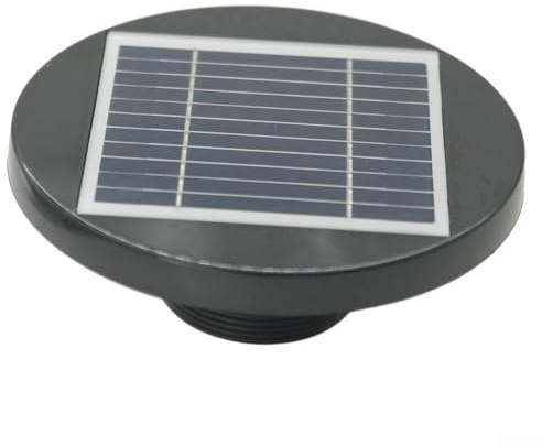Ventilateur de toit à énergie solaire pour camping-car, bateau, serre, ventilation ultra silencieuse, économie d'énergie, fonctionnement automatique, grand flux d'air, panneau solaire efficace