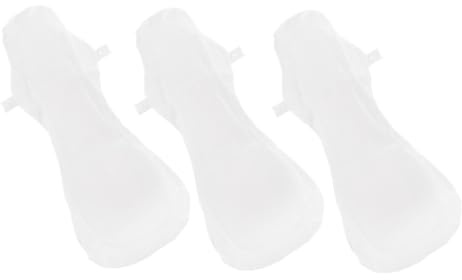 UTHCLO Toallas Menstruales Reutilizables de Algodón 420 Mm, Paquete de 3 Unidades, Compresas Lavables Femeninas Absorbentes Prueba de Fugas para Cuidado Sanitario Diario