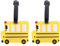 SandT Collection 2STLT0021, Damen Kofferanhänger, Yellow School Bus (Gelb) - 2STLT0061SC