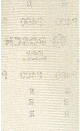 Bosch Professional 10x Expert M480 Sanding Net (for Hardwood, Paint on wood, 80x133 mm, Grit 400, Accessories Orbital Sander)