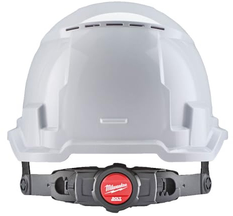 Milwaukee BOLT100 Casco di sicurezza ventilato, bianco