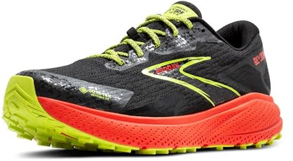 Brooks Herren Divide 5 GTX Sneaker, Black Cherry Lime, 42.5 EU