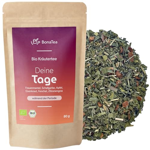 BIO Deine Tage Kräutertee mit Frauenmantel, Schafgarbe, Eisenkraut und weiteren leckeren Frauenkräutern nach traditioneller Rezeptur