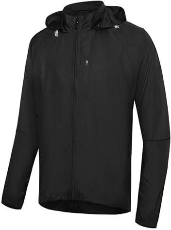 Herr Cykeljacka Hi Vis Mtb Kappa Landsväg Cykel Regnrock Vår Cykeldräkt Vindtät Vattentät Ridjacka Golf Löpning Ytterkläder Lätt Andas Vindjacka,Black-3XL