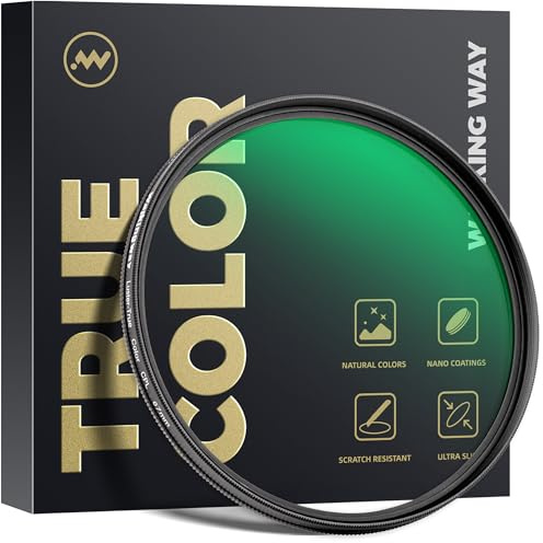 Walking Way 77MM True Color CPL Camera Lens Circular Polarizing Filter, Camera Polarizer Filter with 28 Multi-Layer Nano Coatings, Aluminum Frame, Water/Scratch/Oil Resistant/Anti Fingerprint