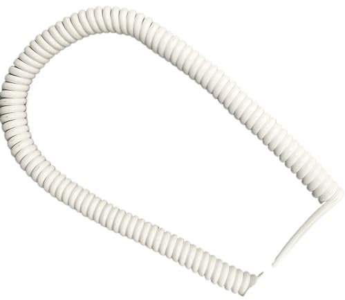 MRVAKDYDI Bobina Retrattile in Filo Elastico multicore, Cavo Elettrico a Spirale ad Alta Elasticità Resistente Filo a Molla Resistente all'Usura(Stretch 2 Meters)