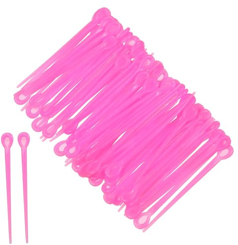 WRITWAA Bigodini Permanente 180 Pezzi in Plastica Blu per Formare Ricci a Spirale o Onde, Accessorio per Bigodini Facile da Lavare, per Chioma di Donne e Ragazze Colore Casuale