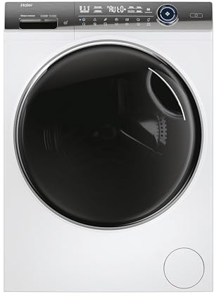 Haier I-Pro Serie 7 Plus Lavasciuga 10+6 Kg, 1400 RPM, Motore Direct Motion, Wi-Fi + Bluetooth, Vapore, Classe A/D, 85x59,5x61,7 cm AxLxP, HWD100-B14979U1