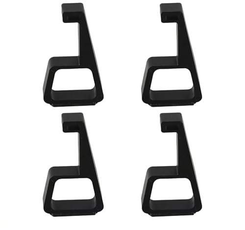 TIKATARER Soporte de Elevación de 4 Piezas, Soporte de Horizontal de Disipación de Calor para Consola PS4Slim, 47x29 Mm (BLACK)