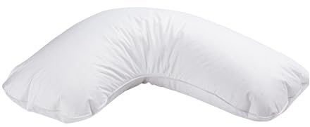 Nordic Sleep by Fossflakes Seitenschläfer Kissen - Seitenschläferkissen für Komfort und Zusätzliche Unterstützung (76 x 66 x 35 cm)