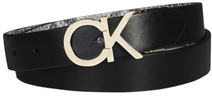 Calvin Klein Damen Wendegürtel - Schwarz - Large