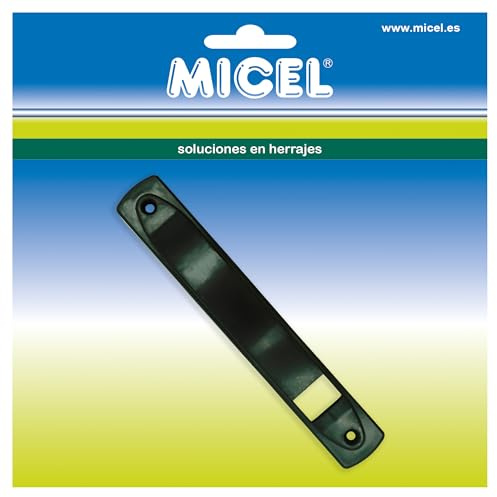 MICEL - 92716 - Protector para Recogedor de Persiana, para Cintas de 14 mm, acabado Negro, 180 x 28 x 14,5 mm