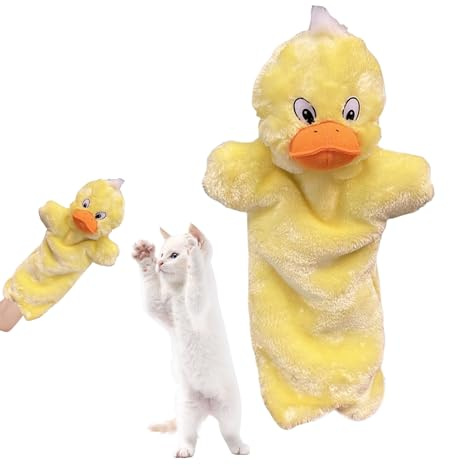 Pupazzo di peluche | Bambola interattiva educativa,Giocattolo di pupazzo di mano di peluche per bambini in classe famiglia gioco narrativa cane cucciolo gatto