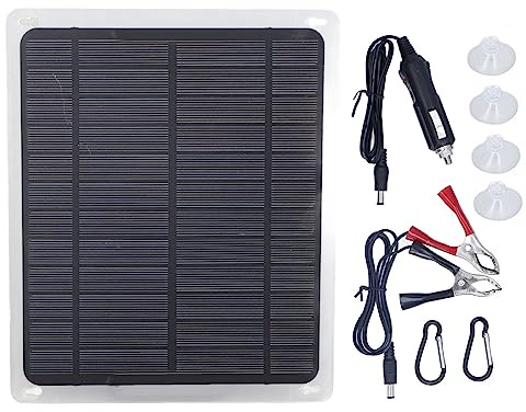 20W 12V Solar Laddningspanel Bilbatteriladdare för Bilbåt Flygplan Satelliter Rymdstationer 215x185x1mm