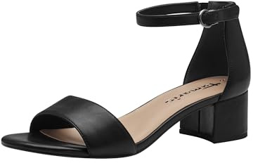 Tamaris Women' 1-28295-42, Women's Heeled Sandal, svart, 36 EU