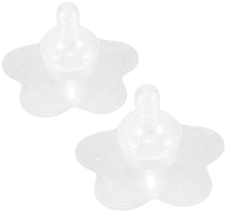 UPKOCH 2stücke Stillhütchen Für Neugeborene Aus Flaches Brusthütchen Zum Stillen Stillzubehör Für Mütter Atmungsaktives Design Bequemer Schutz Für