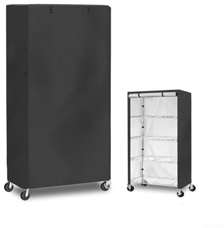 HEBEOT Schutzhülle für Regale, wasserdicht, Aufbewahrungsregal, Abdeckung für alle Arten von Gartenregalen und Lagerregalen (210D)