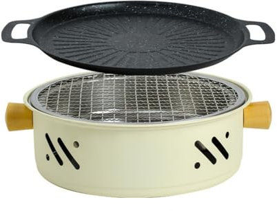 Barbecue da tavolo, griglia per la casa, barbecue elettrico portatile a carbonella, senza fumo, antiaderente, per la casa e il tavolo