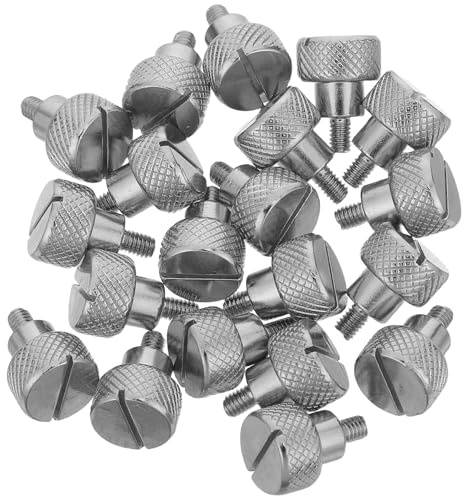 KONTONTY 20 Pezzi 20 Viti a Testa Zigrinata per Piedino Premistoffa, Vite di Serraggio per Macchina da Cucire Asta 5Mm, Accessori di Ricambio Compatibili per Uso Domestico e Professionale