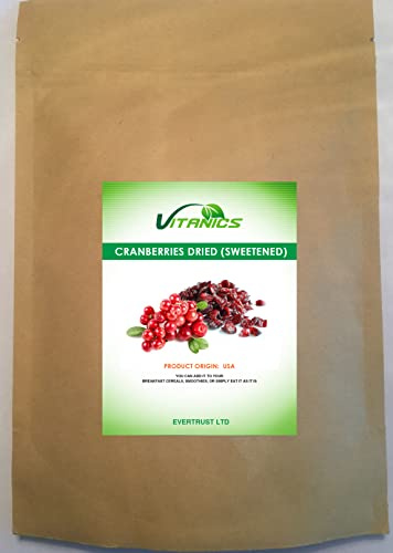Premium tranbär torkade och sötade (Cranberries Dried ) (400g)