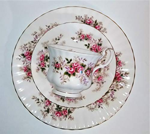 Lot de 3 tasses de collection Royal Albert - Rose lavande - Original, bone China, Rofu, Action