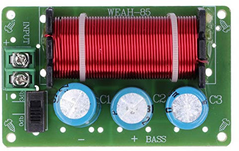Rankomu Low Pass Filter, Speaker Divider Board Bass Frequency Subwoofer Crossover Industrial Supplies 200W
