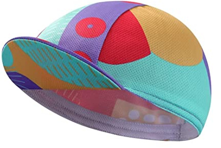 Bikingbros Funny Cycling Cap - Polyester Cartoon Cycling Hat-Under Helmet - Cycling Helmet Liner Breathable&Sweat Uptake