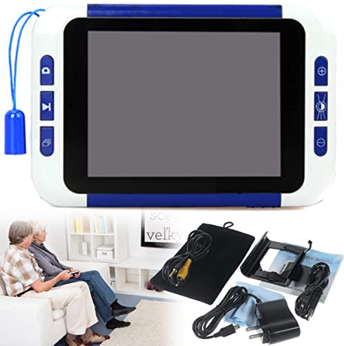 TAHALI Portatile Lente di ingrandimento per ipovedenti da 3.5 Pollici,Digitale Videoingranditore per Lettura con 2X-32X Volte Zoom Ausilio Visivo per la Visione Ridotta
