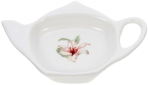 HOLIDYOYO Portabustine Teà Vassoio Multifunzionale Per Sacchetti Tè e Cucchiai Design Occasione Tè