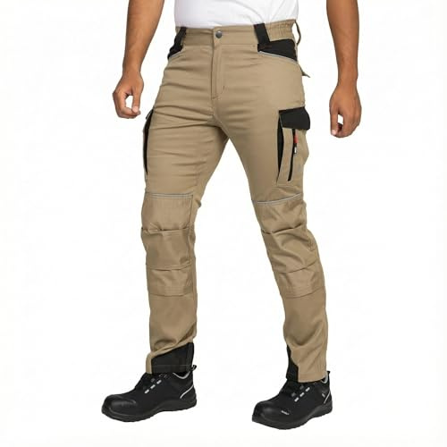 BWOLF Daytona Pantalon de Travail Homme Stretch Pantalon Travail Homme - Coton - Élasthanne - Nombreuses Poches
