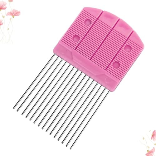 Zerodeko Strumento per Quilling in Plastico Rosa Portatile Design Innovativo a Scanalature Larghe, per Arrotolare Carta e Uso in Quilling Creativo
