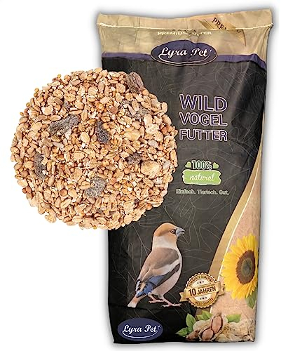 Lyra Pet® | 10 kg Fettfutter | Neue Ernte | Vogelfutter für das Ganze Jahr | Premium Wildvogelfutter | Energie für Wildvögel | Hochwertige Zutaten | Nährstoffreich & Fetthaltig | Für Gartenvögel