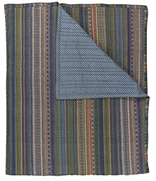 PIP Studio Tagesdecke Ribbon Farbe Blau Grün Größe 220 x 260 cm
