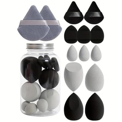 Éponge Maquillage, Ensemble D'éponges De Maquillage 14 Pièces, Éponge De Beauté Pour Poudre De Fond De Teint Liquide, Pour Fond De Teint En Poudre Crème Liquide