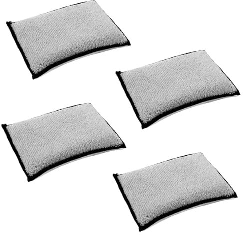 Spugne per Pulizia Auto Tampone Microfibra Pelle Lavabile Riutilizzabile Panno Pulizia Interni Auto Cere Detergenti Vernici