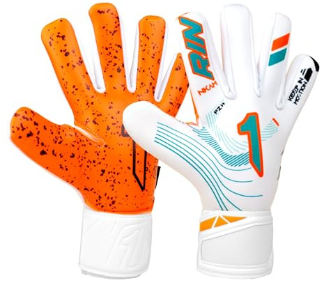 Rinat Nkam W/G AS - Guanto da portiere per adulti, unisex, colore bianco, verde, taglia 7