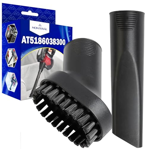 MONTERAL Conjunto de Cepillo Aspiradora y Boquilla para Grietas para Aspirador de Mano con Código Original AT5186038300 para Ariete Handy Force 2761 Aspiradora Vertical - Garantía de 10 Años