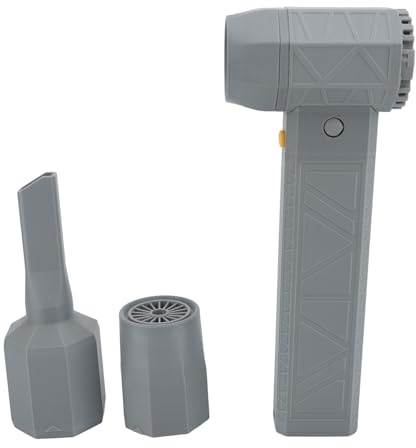 Soffiatore d'Aria Senza Fili, Soffiatore Elettrico Portatile in Metallo, Batteria 16000mAh - Turbina Potente, Flusso d'Aria Regolabile, Ideale per Pulizia Auto e Rimozione Neve