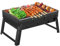 Newthinking Portable Barbeque Grill, Small Folding BBQ Grill, Mini Charcoal Grill for Camping Travel Outdoor Small Picnic Party, Quick to Assemble (Large)